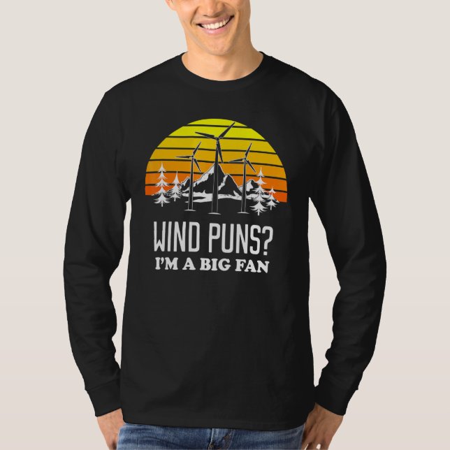 Camiseta Gran Fan Pun Wind Turbine Technician (Anverso)