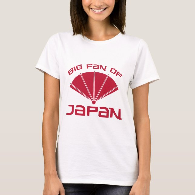 Camiseta Gran Fanático De Japón (Anverso)