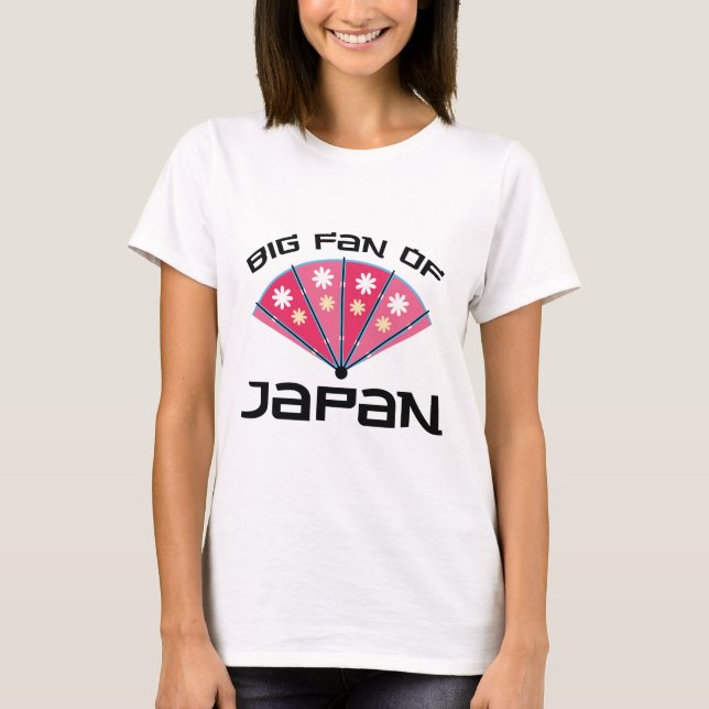 Camiseta Gran Fanático De Japón (Anverso)