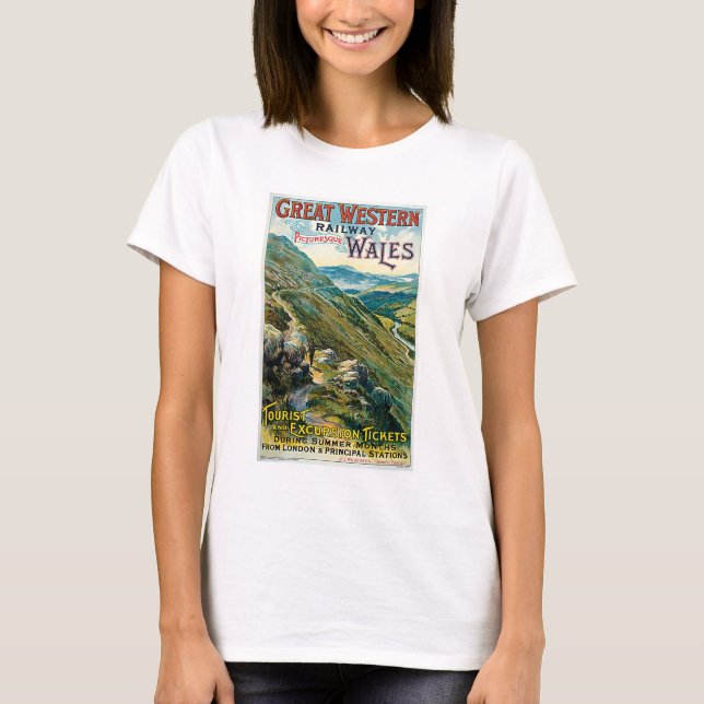 Camiseta Gran Ferrocarril Occidental ~ Gales (Anverso)