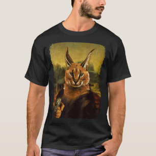 Camiseta Gran Floppa Meme Caracal gato retro vintage con gu