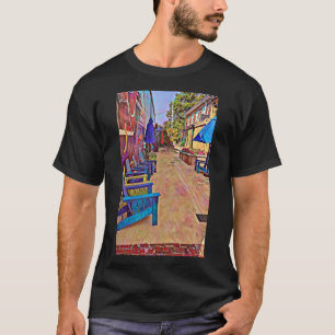 Camiseta Gran foto de una vibrante callejuela T-Shirt