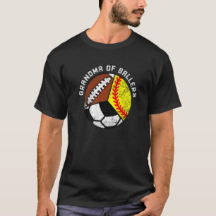 Camiseta Gran Fútbol De La Abuela De Ballers