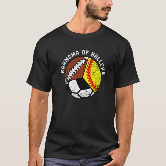 Camiseta Gran Fútbol De La Abuela De Ballers (Anverso)