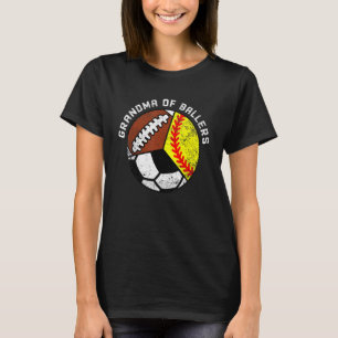 Camiseta Gran Fútbol De La Abuela De Ballers