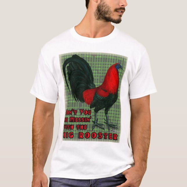 Camiseta Gran Gallo Rojo (Anverso)