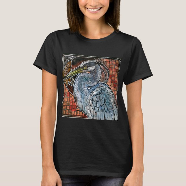 Camiseta Gran Garza Azul (Anverso)