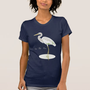 Camiseta Gran garza blanca