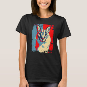 Camiseta Gran gato Floppa Meme Corte Caracal Cat distancias