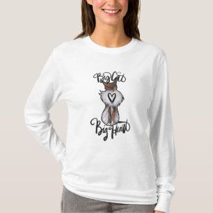 Camiseta Gran gato Gran corazón Maine Coon Dilute Calico