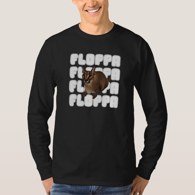 Camiseta Gran gato meme floppa (Anverso)