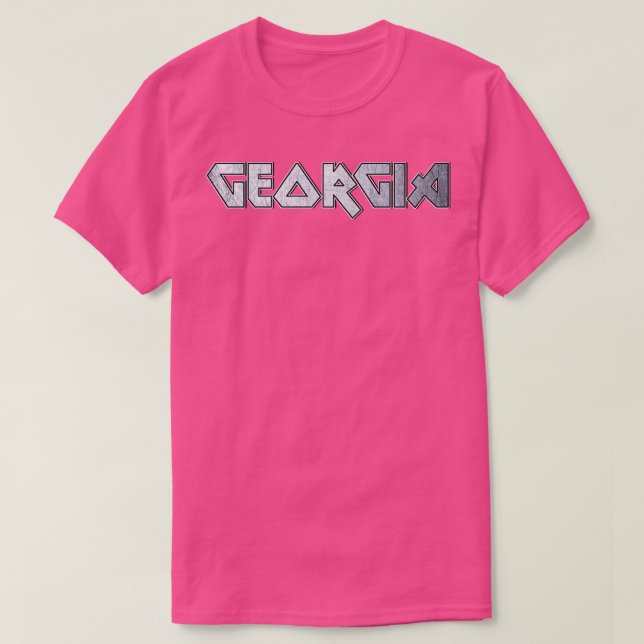Camiseta Gran Georgia metalizado (Diseño del anverso)