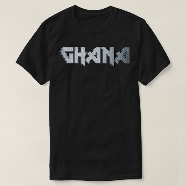 Camiseta Gran Ghana metalizado (Diseño del anverso)