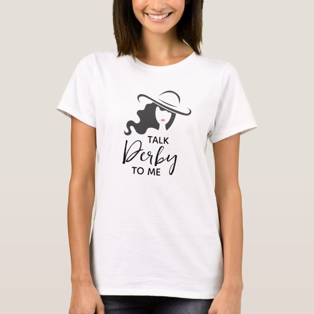 Camiseta Gran Gorra Lady Talk Derby me (Anverso)