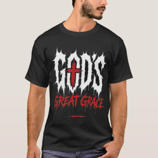 Camiseta Gran Gracia de Dios Sp Extreme Death Metal Cristia