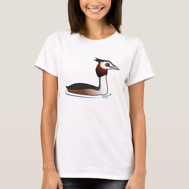 Camiseta Gran Grebe con cresta (Anverso)