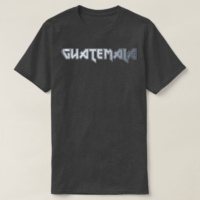Camiseta Gran Guatemala metalizado (Diseño del anverso)