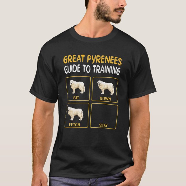 Camiseta Gran Guía De Pirineos Para Entrenar La Obediencia  (Anverso)