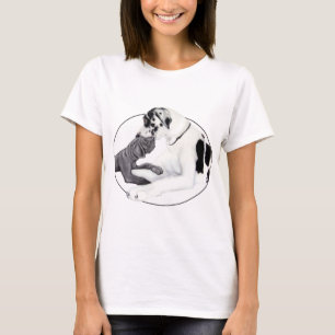 Camiseta Gran Harle Dane y Whisper Negro