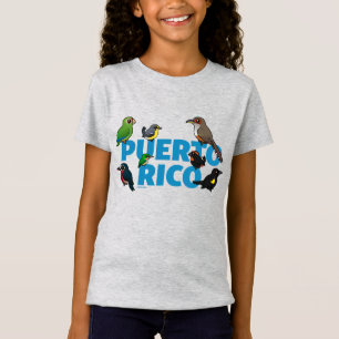 Camiseta Gran hazaña de Puerto Rico. Aves endémicas