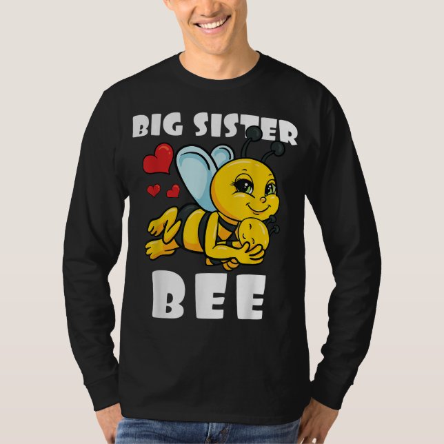 Camiseta Gran Hermana Bee Lover Familia Paralela Baby R (Anverso)