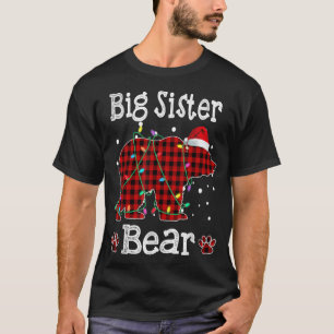 Camiseta Gran Hermana Camisas de Oso Rojo Búfalo Pintado Gr