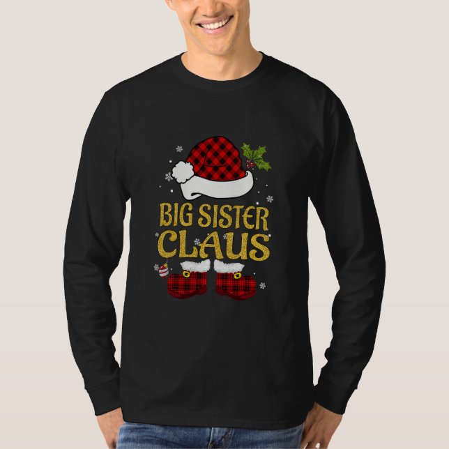 Camiseta Gran Hermana Claus Santa Hat Navidades coincidiend (Anverso)