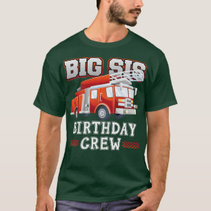 Camiseta Gran Hermana Cristóbal de Cumpleaños Camión bomber