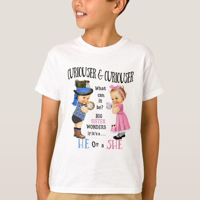 Camiseta Gran Hermana "Curiouser" (Anverso)