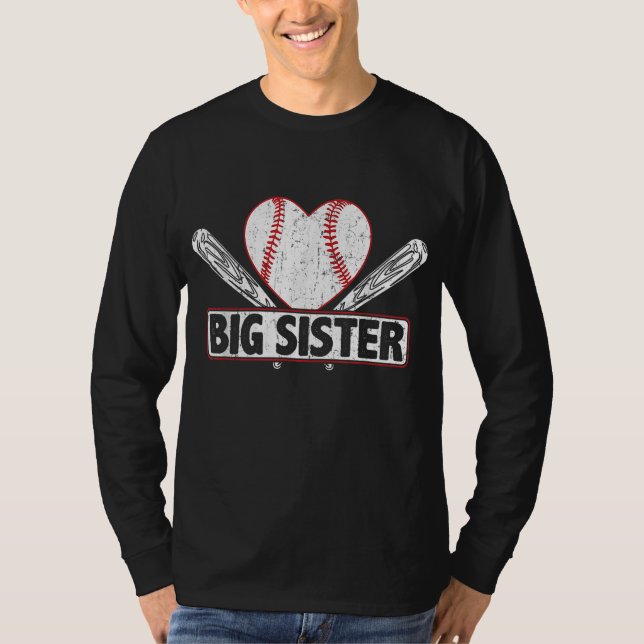 Camiseta Gran Hermana de Béisbol Familia Matanza Softball B (Anverso)
