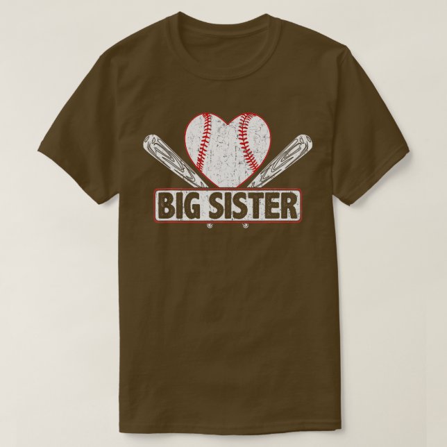 Camiseta Gran Hermana de Béisbol Familia Matanza Softball B (Diseño del anverso)