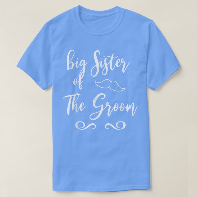 Camiseta Gran Hermana de Groom y Boda de novias coincidiend (Diseño del anverso)