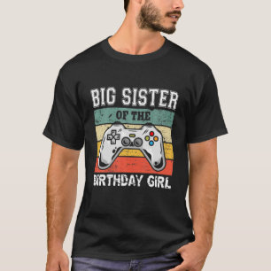 Camiseta Gran Hermana De La Familia Pareada Del Chica De Cu