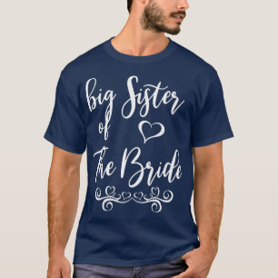 Camiseta Gran Hermana de la Matanza del Boda Bride y Groom
