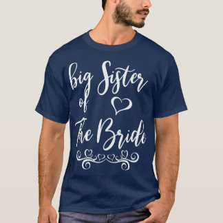 Camiseta Gran Hermana de la Matanza del Boda Bride y Groom