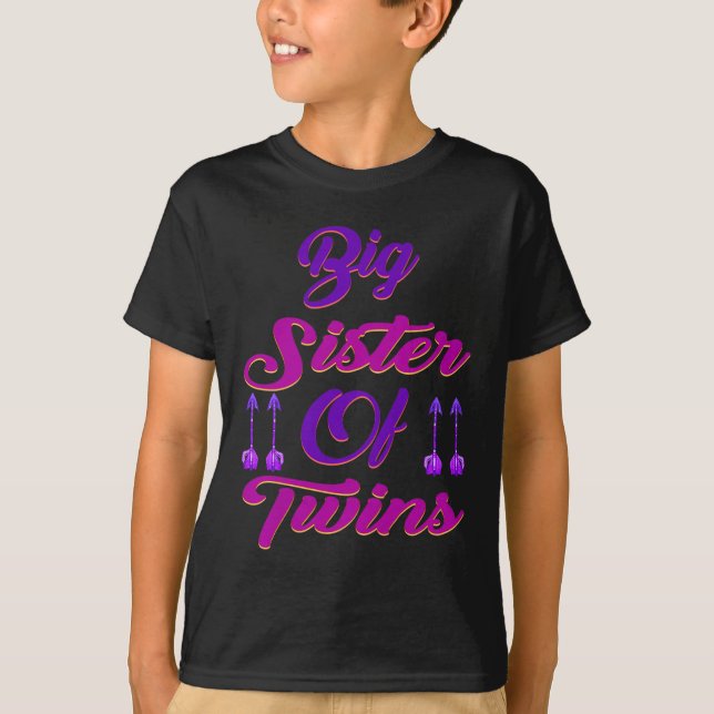 Camiseta Gran Hermana De Los Gemelos Nueva Gran Hermana (Anverso)