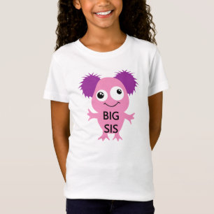 Camiseta Gran Hermana de Monstruo Rosa