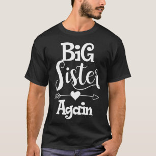 Camiseta Gran hermana de nuevo - Niña mayor regalo de herma