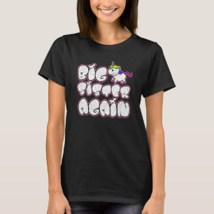 Camiseta Gran Hermana De Nuevo Niña Niña Unicornio Hija May