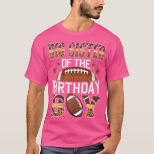 Camiseta Gran Hermana Del Futbolista De Cumpleaños