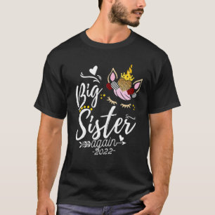 Camiseta Gran Hermana Del Leopardo De Unicornio 2022 Pronto