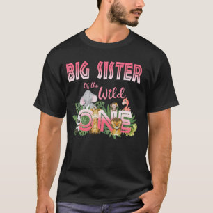 Camiseta Gran Hermana del salvaje Safari Jun cumpleaños de