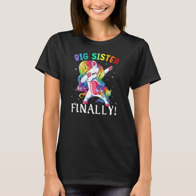 Camiseta Gran Hermana divertida por fin familia Cute de Uni (Anverso)