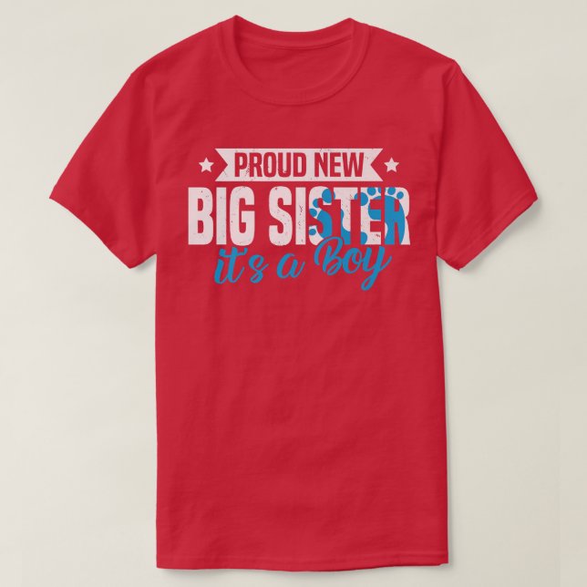 Camiseta Gran Hermana nueva y divertida retro (Diseño del anverso)
