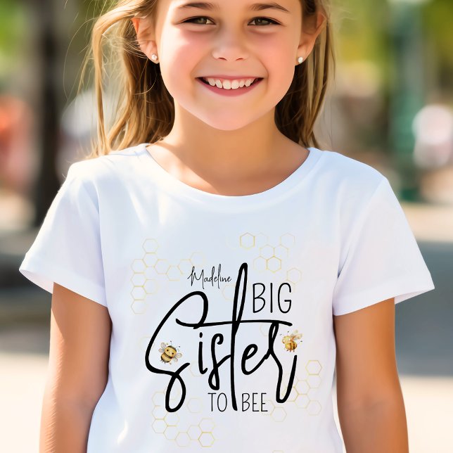 Camiseta Gran Hermana para ser Chicas dulces de Baby Shower (Subido por el creador)