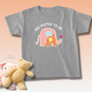 Camiseta Gran Hermana Por Ser Elefante Rosa 