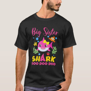 Camiseta Gran Hermana Regalo de Tiburón Cute Baby Sharm Ma