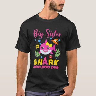 Camiseta Gran Hermana Regalo de Tiburón Cute Baby Sharm Mat