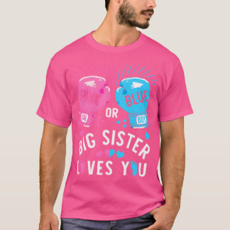 Camiseta Gran Hermana Te Ama Revelación De Género Boxeando
