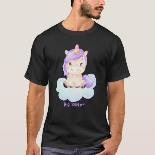 Camiseta Gran Hermana Unicornio Chicas de edición impresa d
